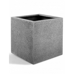 Кашпо Nieuwkoop Struttura cube светло-серого цвета длина - 40 см высота - 40 см