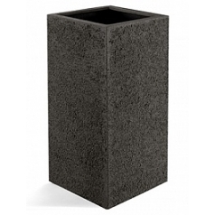 Кашпо Nieuwkoop Struttura high cube тёмно-коричневого цвета длина - 40 см высота - 100 см