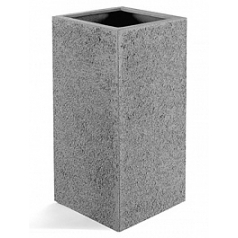 Кашпо Nieuwkoop Struttura high cube светло-серого цвета длина - 40 см высота - 80 см