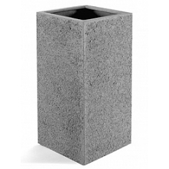 Кашпо Nieuwkoop Struttura high cube светло-серого цвета длина - 40 см высота - 100 см