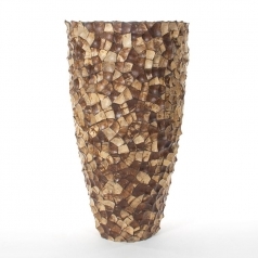 Кашпо Tunda Vase, кокосовая скорлупа