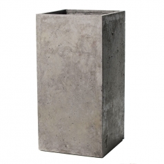 Кашпо Concretika Column Concrete Smokey-gray, дымчато-серый