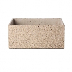 Кашпо Concretika Polycube Sandstone, цемент, песчаник