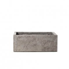 Кашпо Concretika Polycube Concrete Smokey-gray, цемент, дымчато-серый