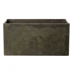 Кашпо Concretika Polycube high Eskolaite, цемент, зеленый