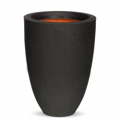 Кашпо Capi Tutch Vase Elegance Low, Black