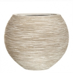 Кашпо Capi Nature Vase Ball Rib, Ivory