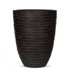 Кашпо Capi Nature Vase Elegant Low Row, brown